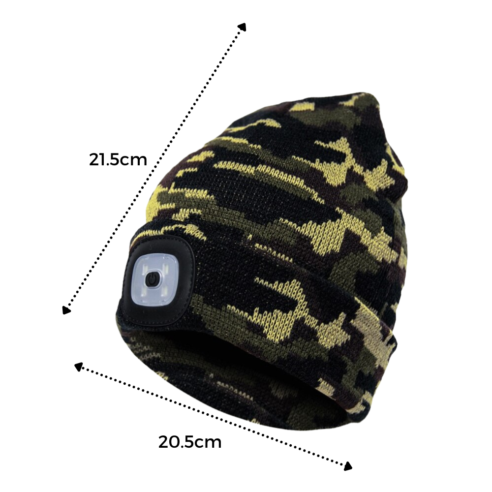 Beaniehat med lys - Ozerty