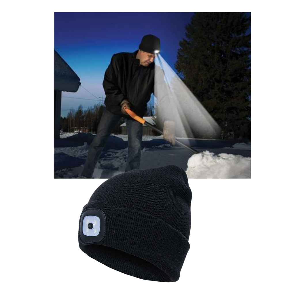 Beaniehat med lys - Ozerty