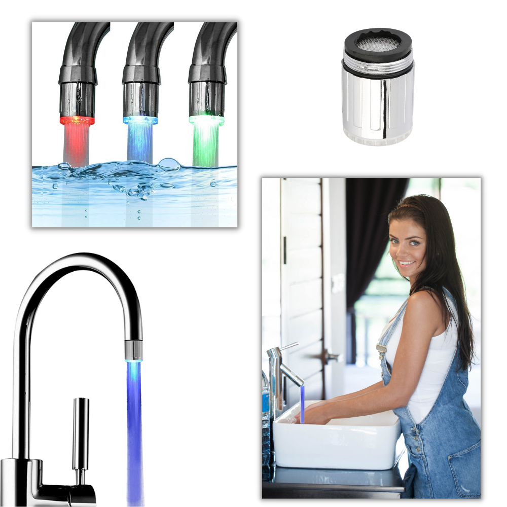 Vandhane med farveskiftende temperatursensor - Ozerty