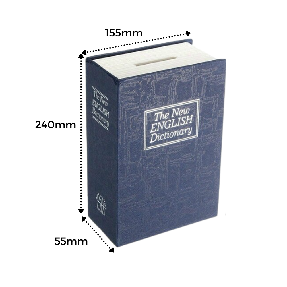 Pengeskab med sikkerhedslås som ordbog - Ozerty