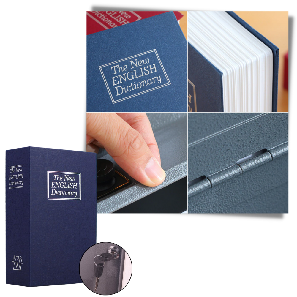 Pengeskab med sikkerhedslås som ordbog - Ozerty