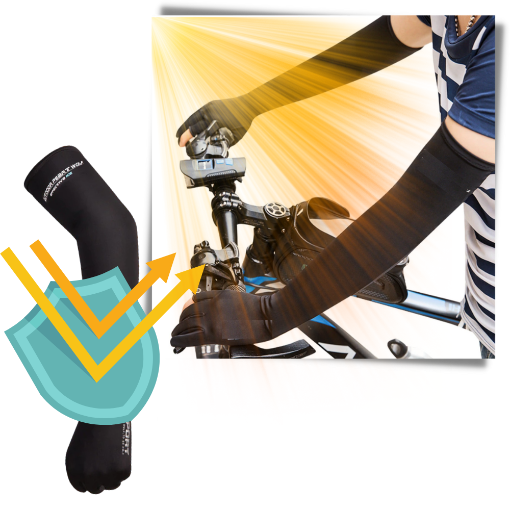 Solbeskyttende handsker i armlængde - Ozerty