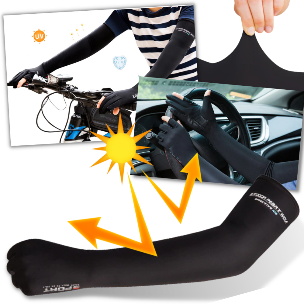 Solbeskyttende handsker i armlængde - Ozerty