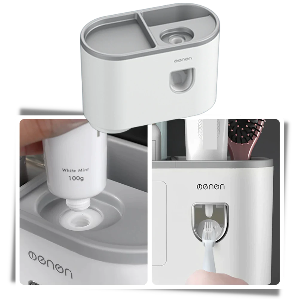 Alt-i-en tandpastadispenserhylde - Ozerty