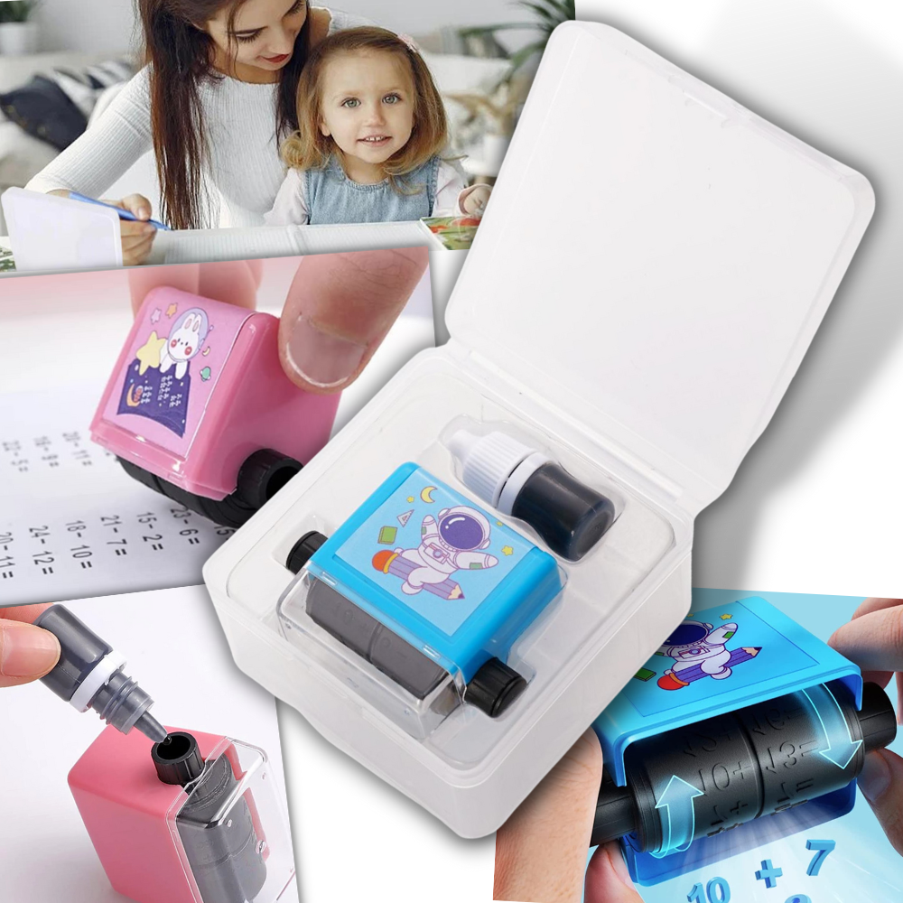 Øvelsesstempel til matematiske summer - Ozerty