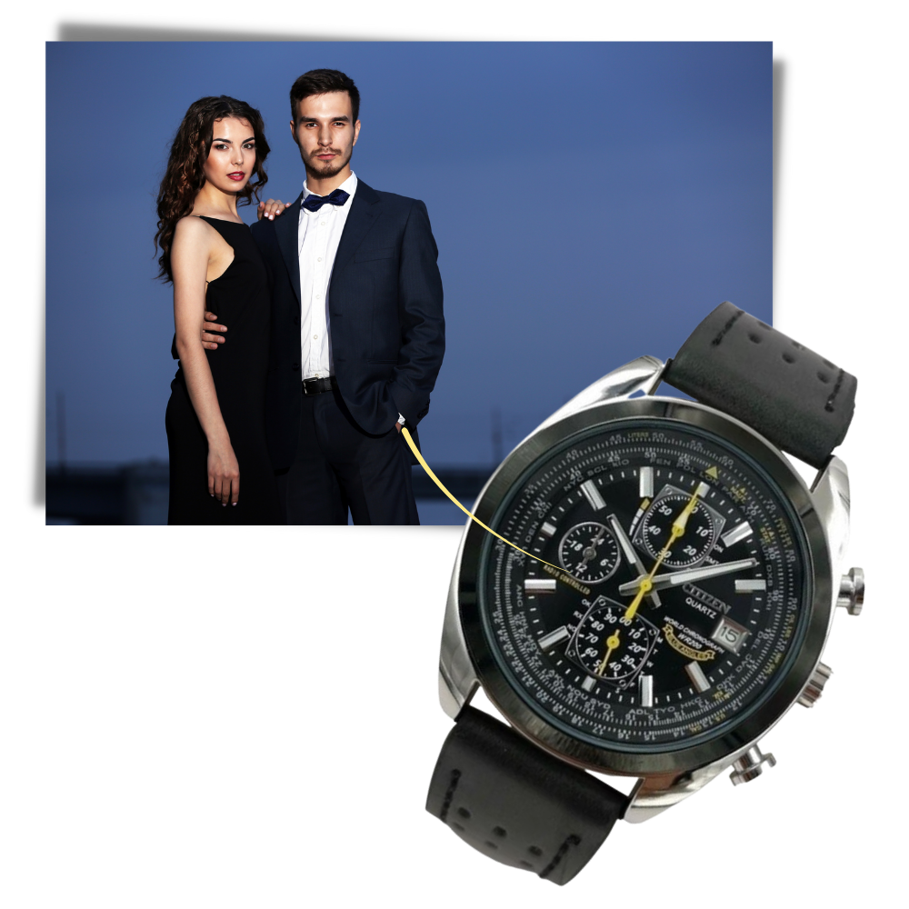 Luksus vandtæt Quartz-ur - Ozerty