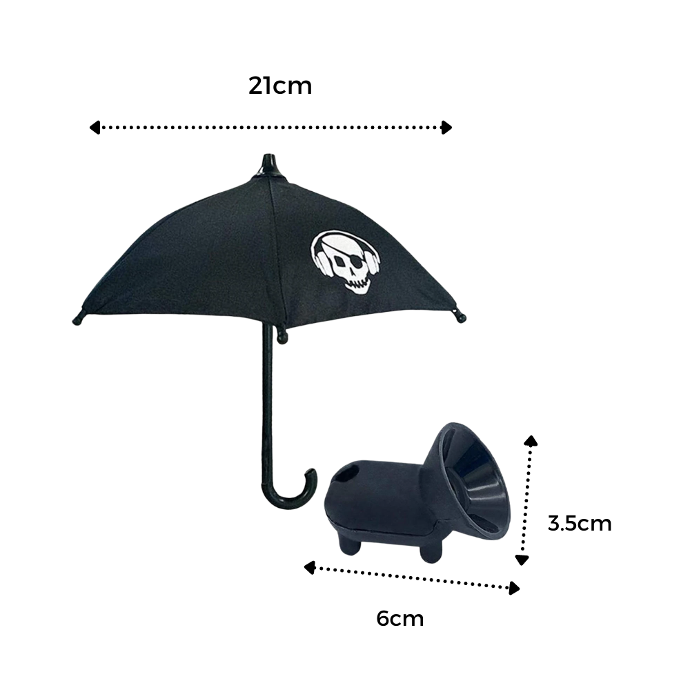 Mini paraplyskærm til telefon - Ozerty