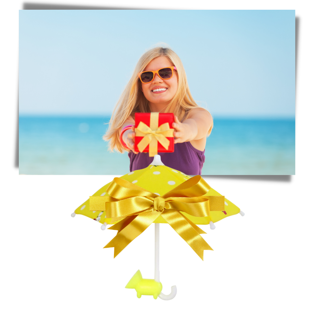 Mini paraplyskærm til telefon - Ozerty