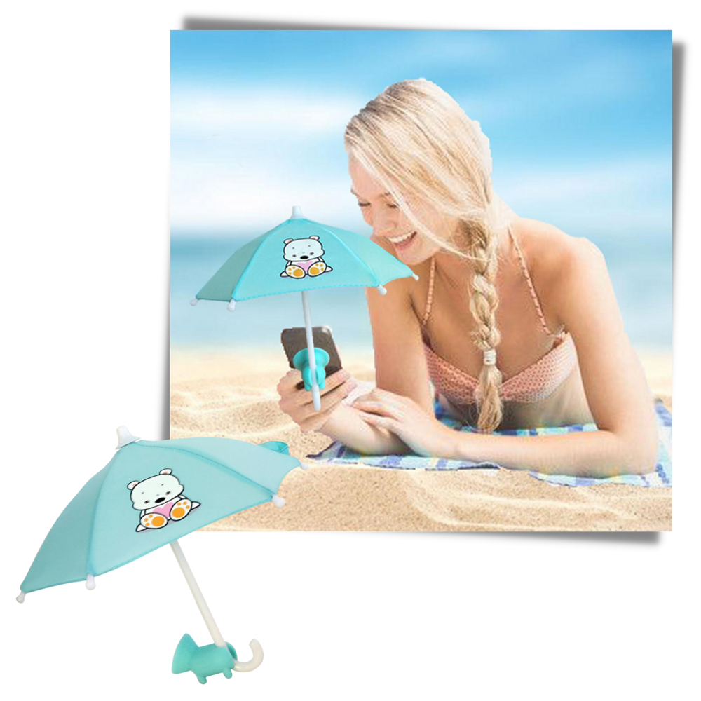 Mini paraplyskærm til telefon - Ozerty