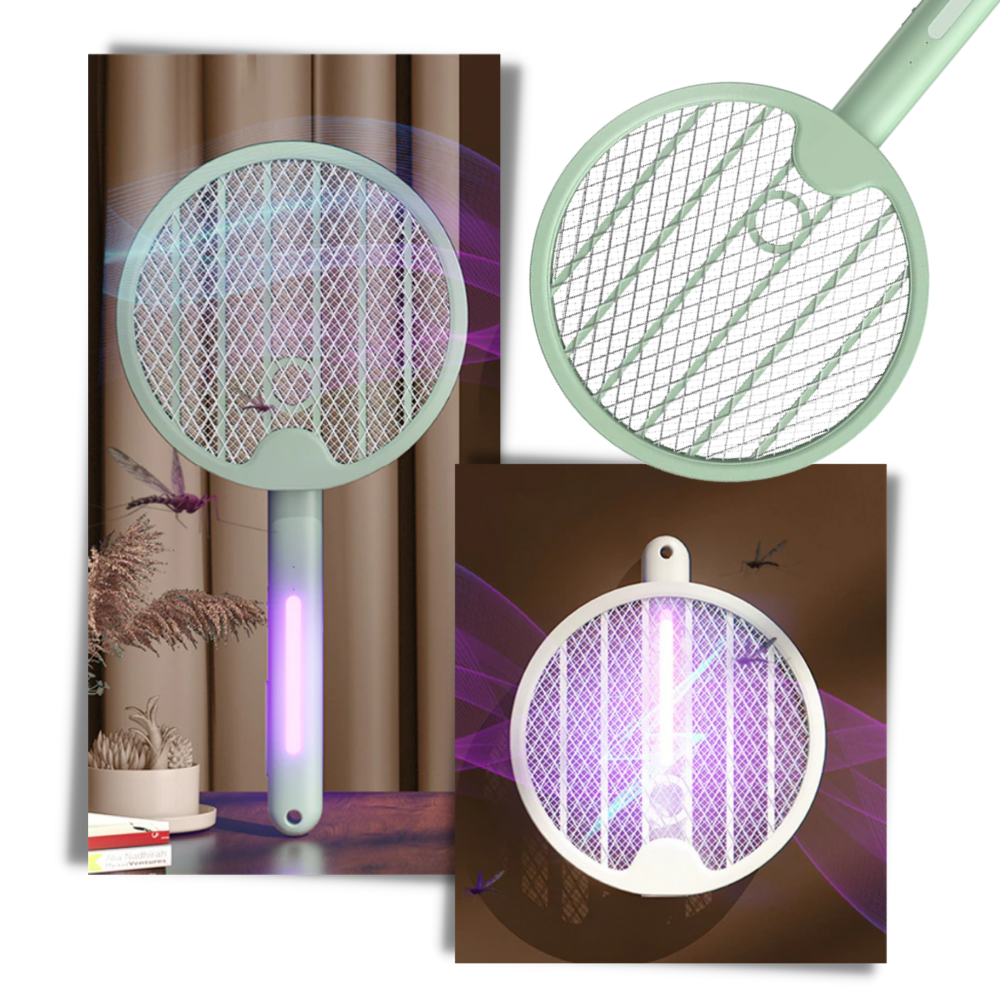 2-i-1 Sammenfoldelig myggeketsjer - Ozerty