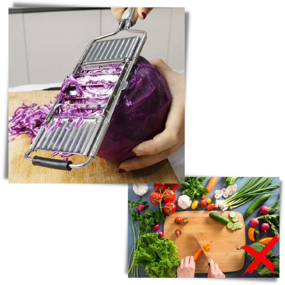 Multifunktionel køkkenhakker og rivejern - Ozerty