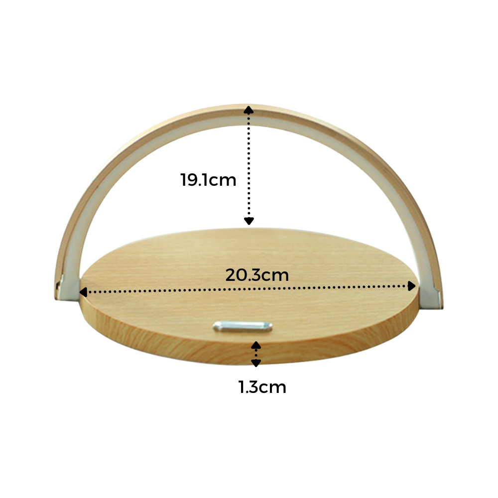 Skrivebordslampe og trådløs telefonoplader - Ozerty