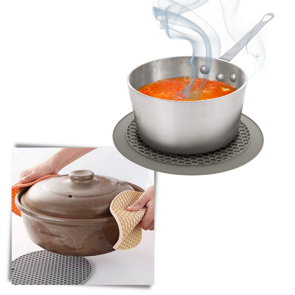 Silikone grydelapper og bordskåner - Ozerty