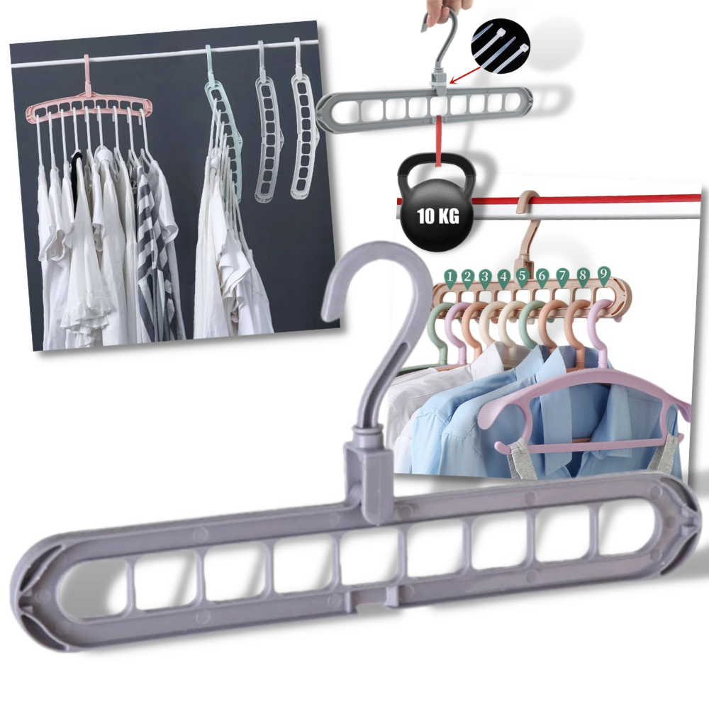 2-pak pladsbesparende tøjbøjle - Ozerty