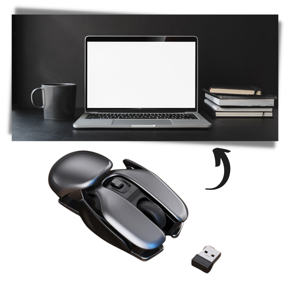 Trådløs ergonomisk gaming-mus - Ozerty