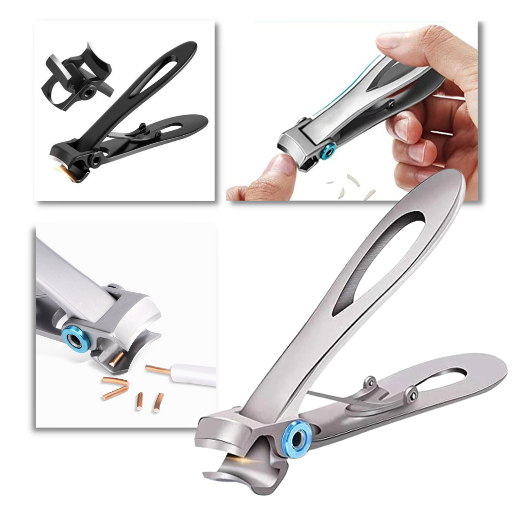 Negleklipper med bred kæbe i rustfrit stål - Ozerty