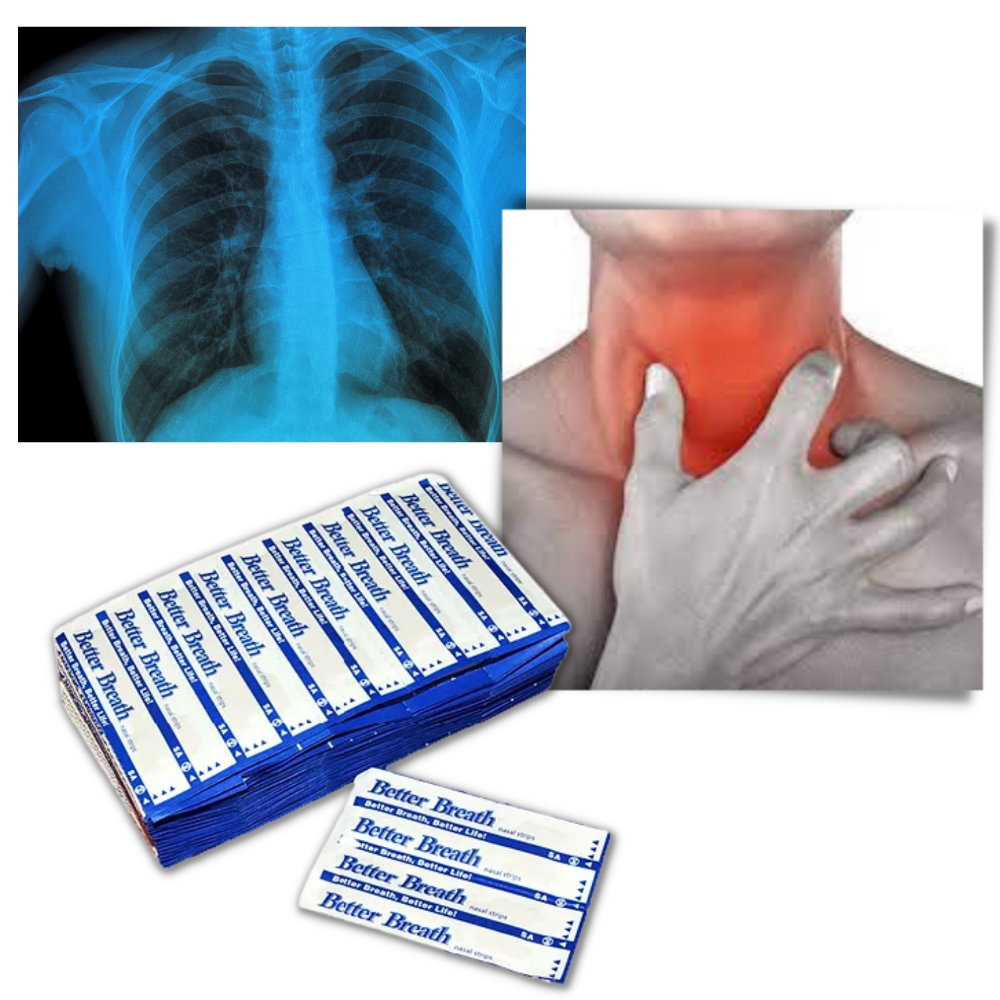 100-pak Næsestrimler til snorken - Ozerty