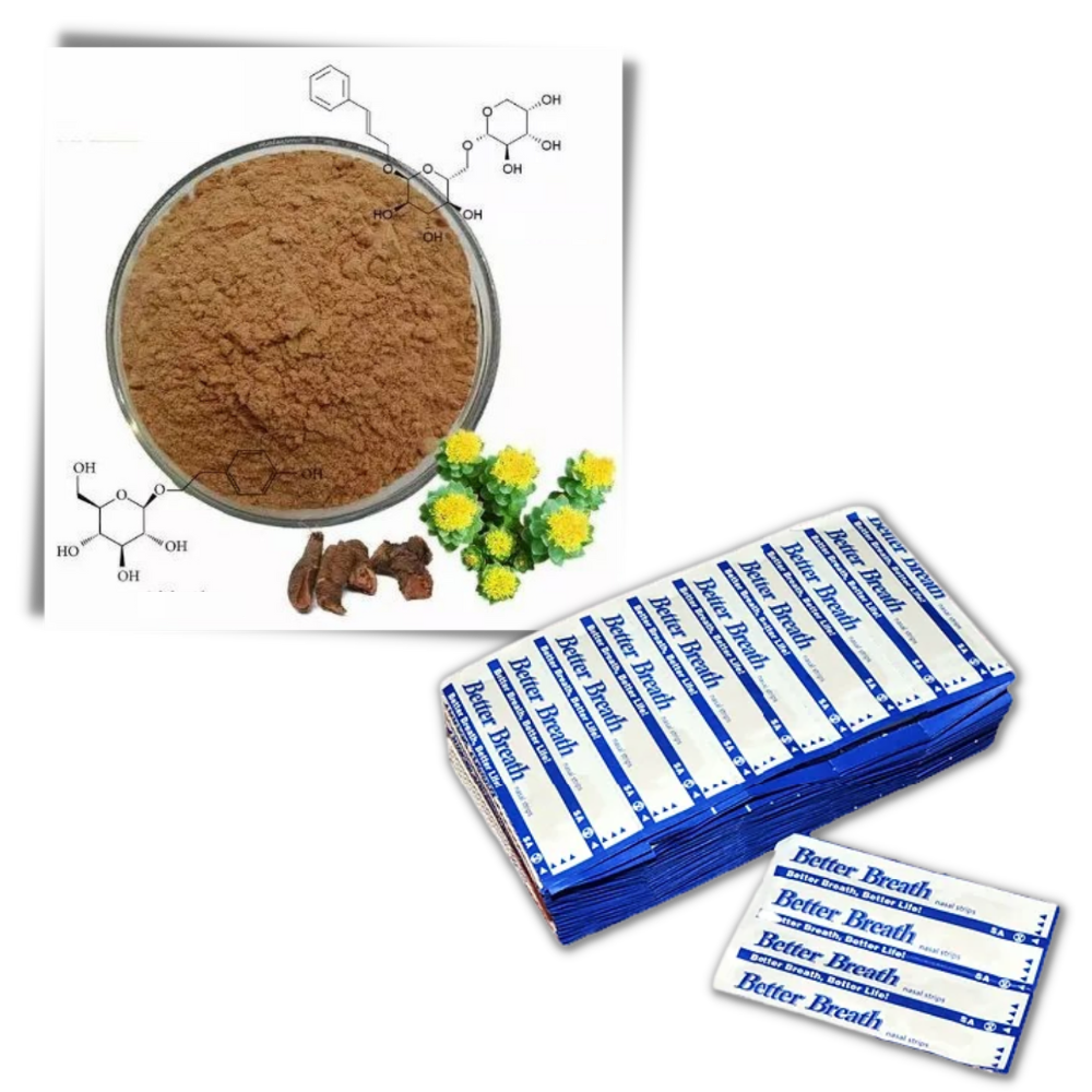 100-pak Næsestrimler til snorken - Ozerty