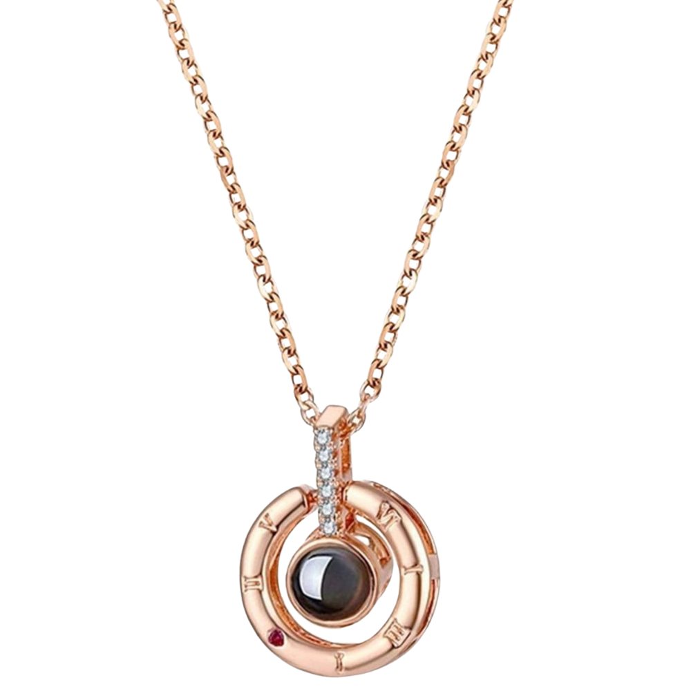 "Jeg elsker dig"-halskæde på 100 sprog - Ozerty