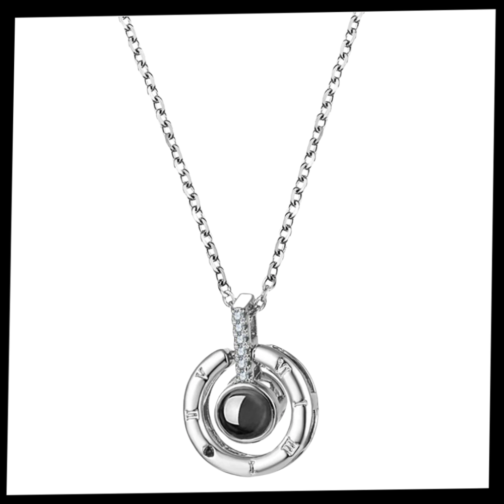 "Jeg elsker dig"-halskæde på 100 sprog - Ozerty