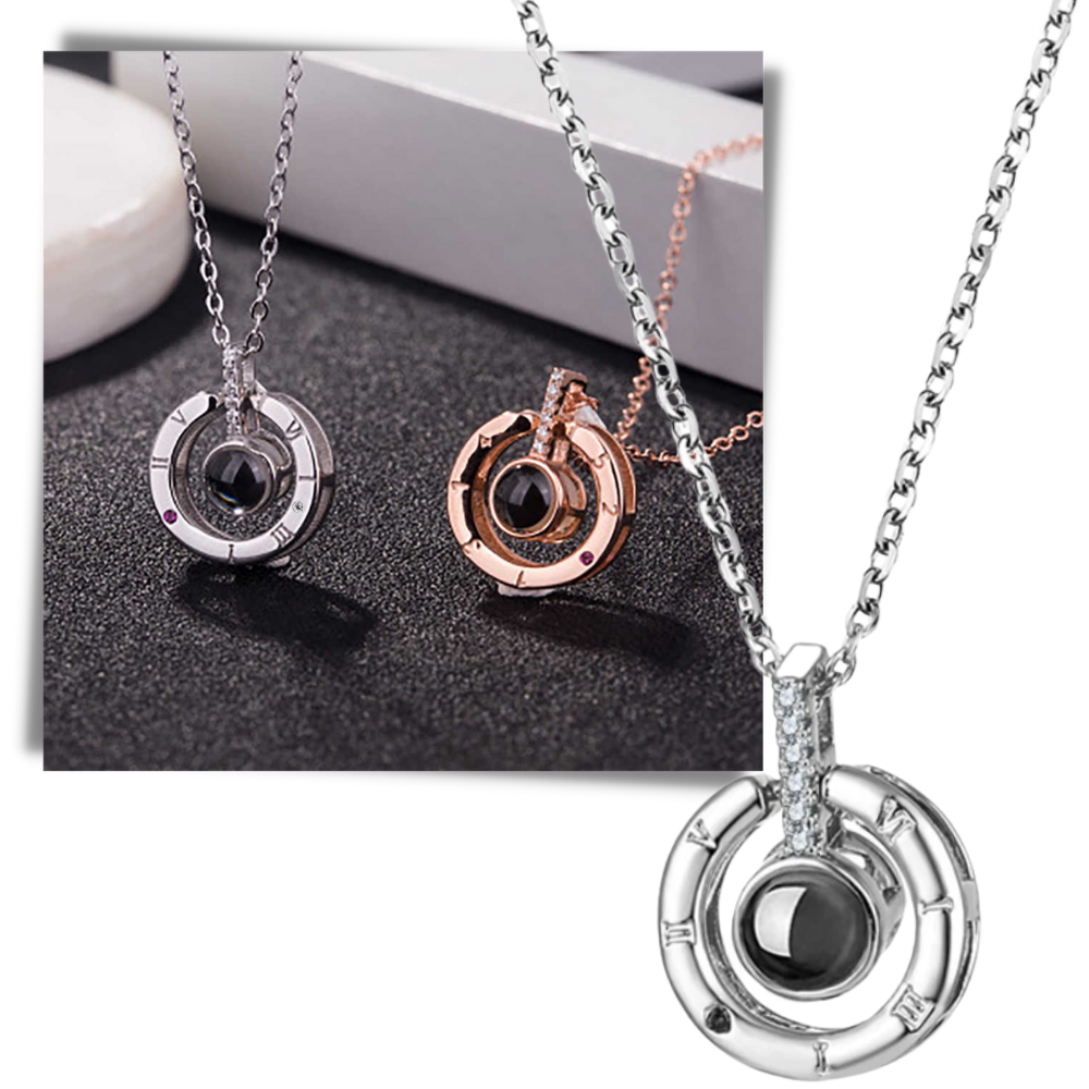 "Jeg elsker dig"-halskæde på 100 sprog - Ozerty