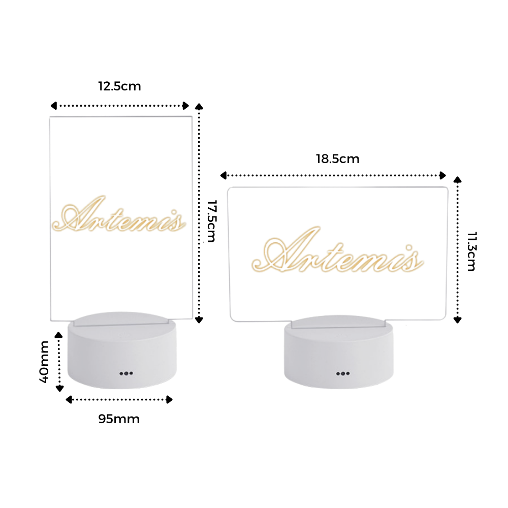 LED-meddelelsestavle med pen - Ozerty