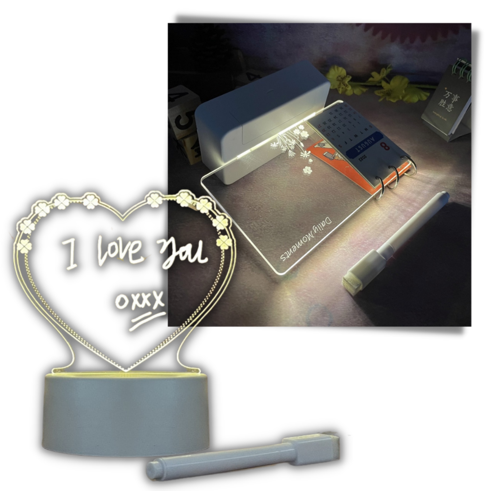 LED-meddelelsestavle med pen - Ozerty