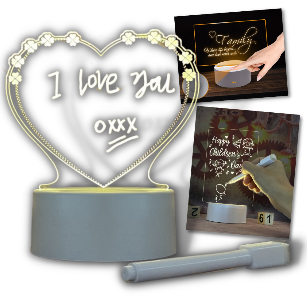 LED-meddelelsestavle med pen - Ozerty