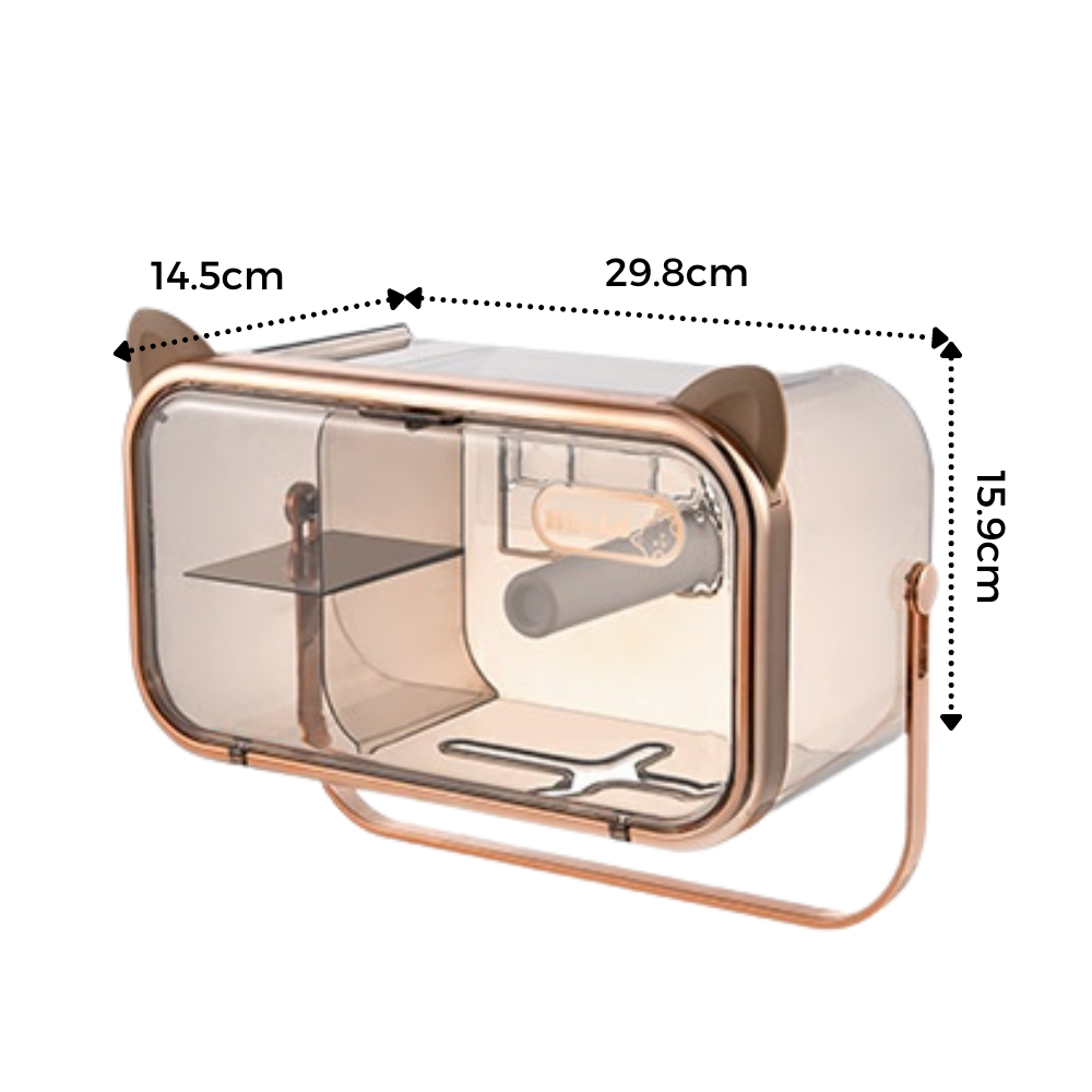 Multifunktionel opbevaringshylde til toiletpapir - Ozerty