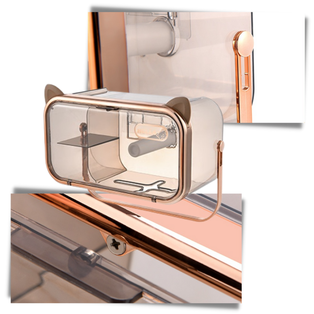 Multifunktionel opbevaringshylde til toiletpapir - Ozerty