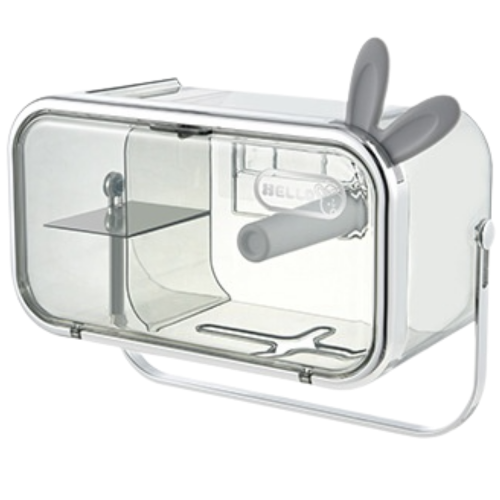 Multifunktionel opbevaringshylde til toiletpapir