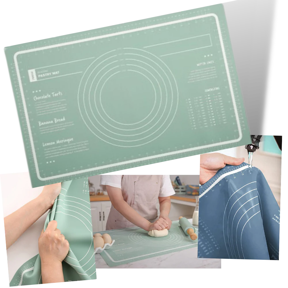 Ekstra stor silikone-bagemåtte - Ozerty