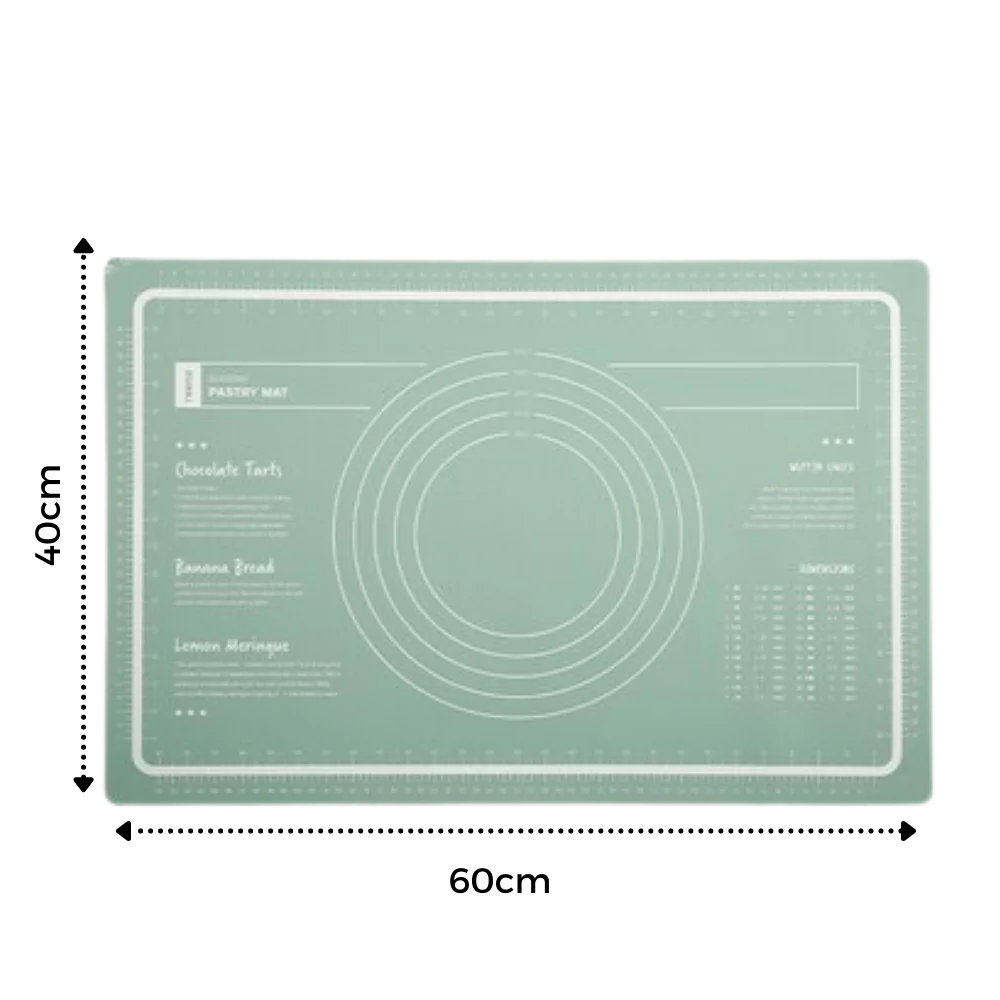 Ekstra stor silikone-bagemåtte - Ozerty