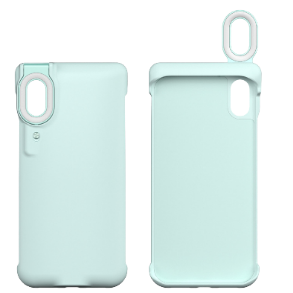 Telefonetui med LED-ringlys