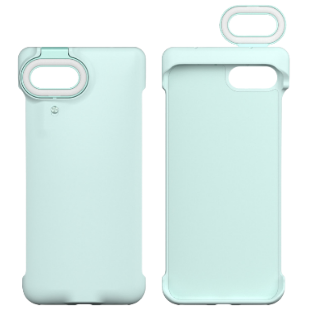 Telefonetui med LED-ringlys