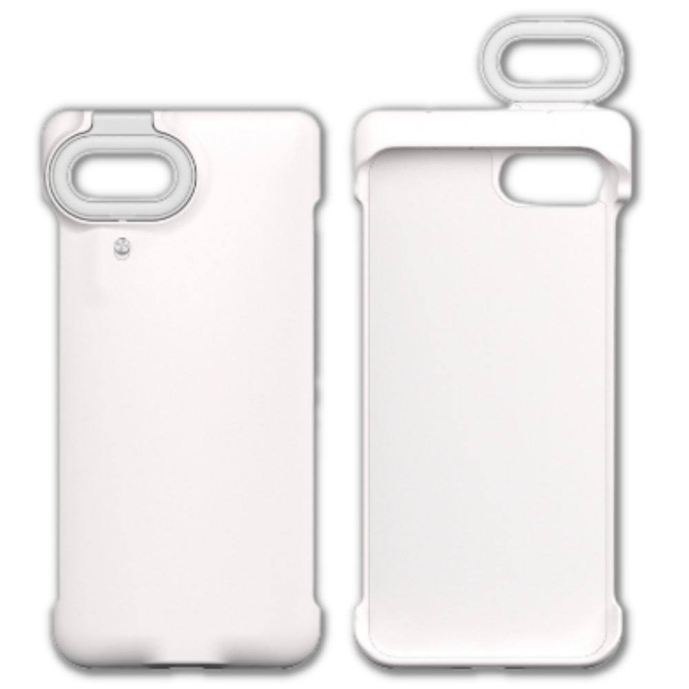 Telefonetui med LED-ringlys