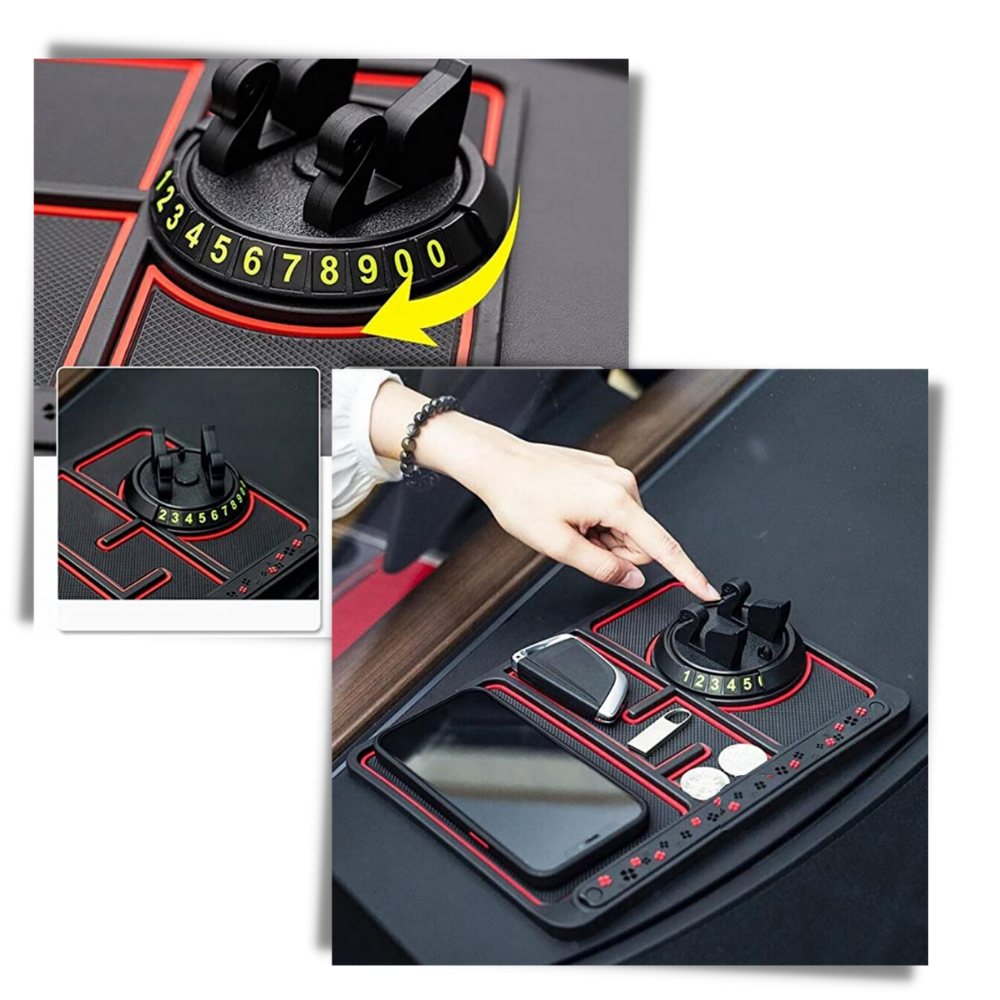 Skridsikker pude og telefonholder til bilen - Ozerty