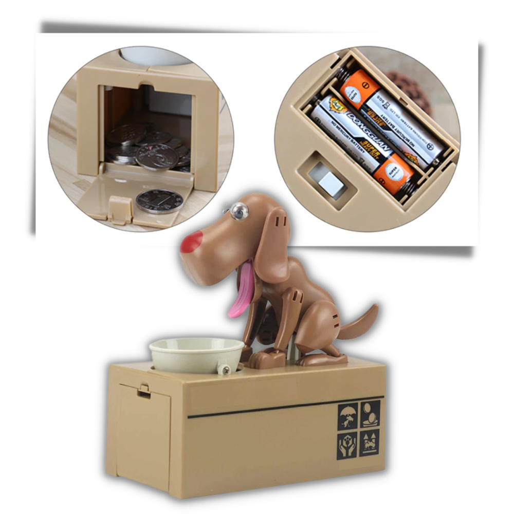 Sparegris med hundehvalp - Ozerty