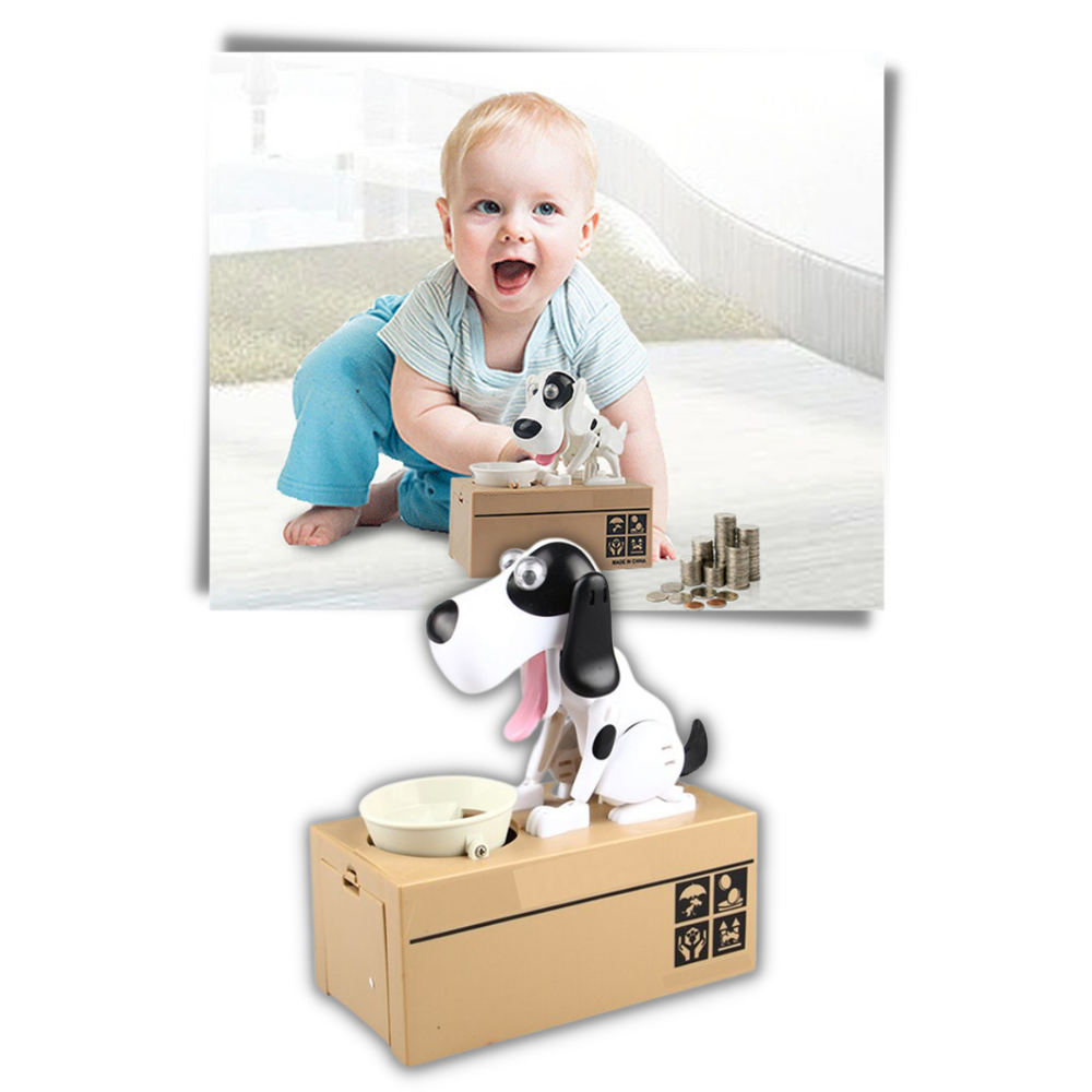 Sparegris med hundehvalp - Ozerty