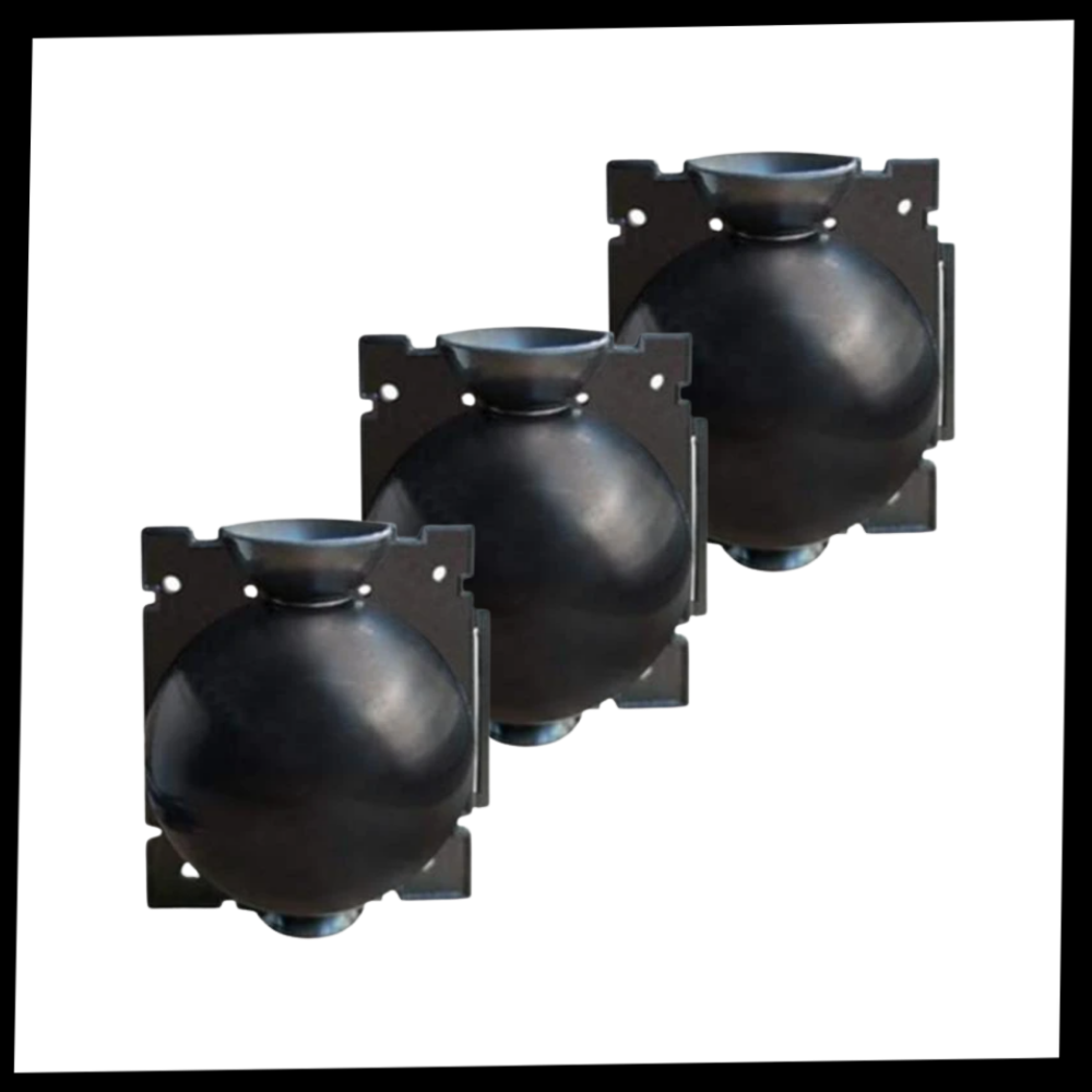 Pakke med 3 luftlagsplantekasser - Ozerty