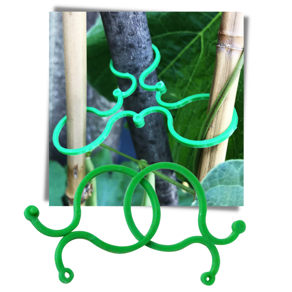 Pakke med klemmer til haveplanter - Ozerty