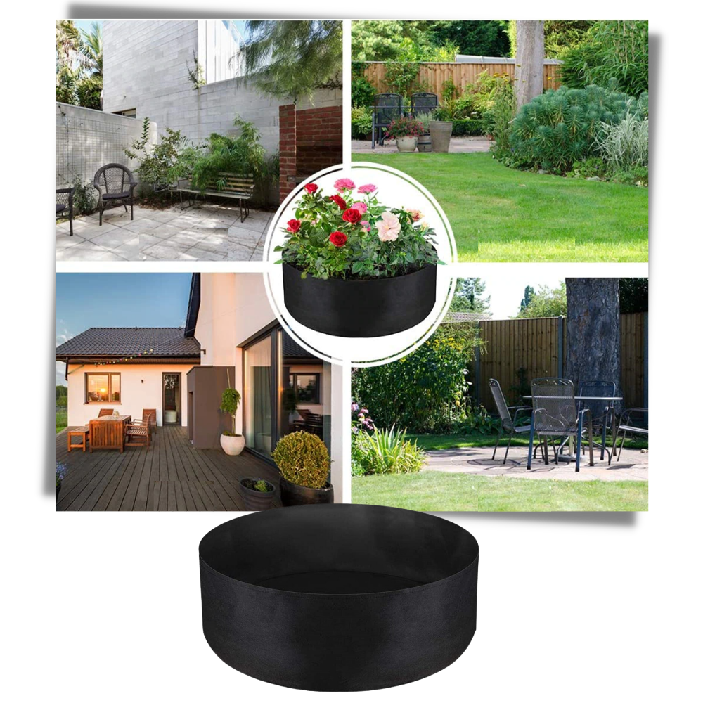 Hævet bedpotte i filt til planter - Ozerty