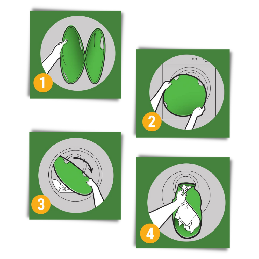 Kreativ sammenklappelig vasketøjskurv - Ozerty