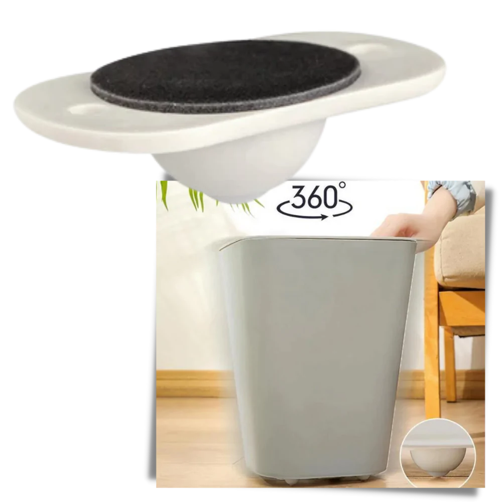 Selvklæbende drejbart møbelhjul - Ozerty