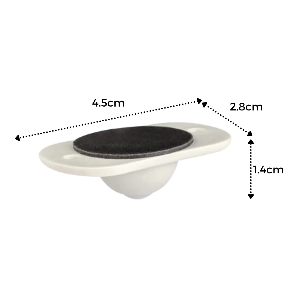 Selvklæbende drejbart møbelhjul - Ozerty