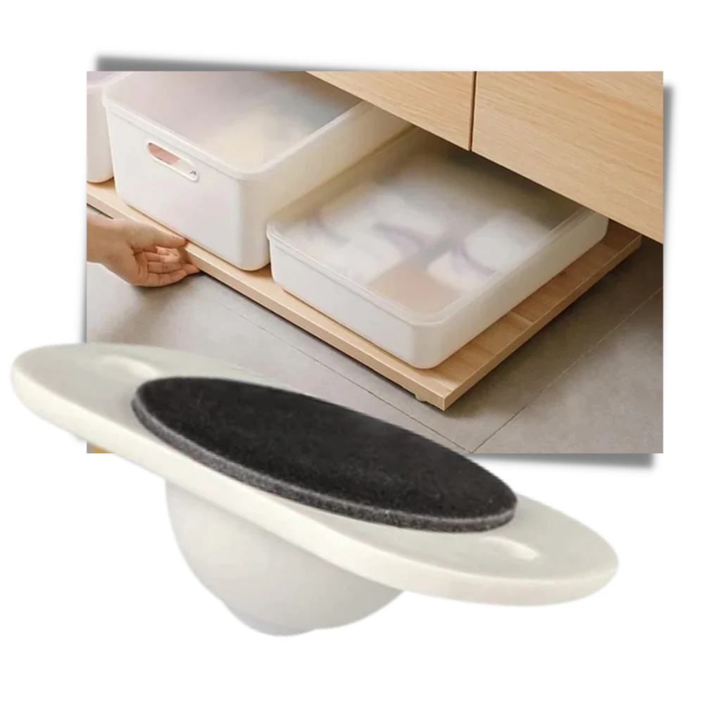 Selvklæbende drejbart møbelhjul - Ozerty