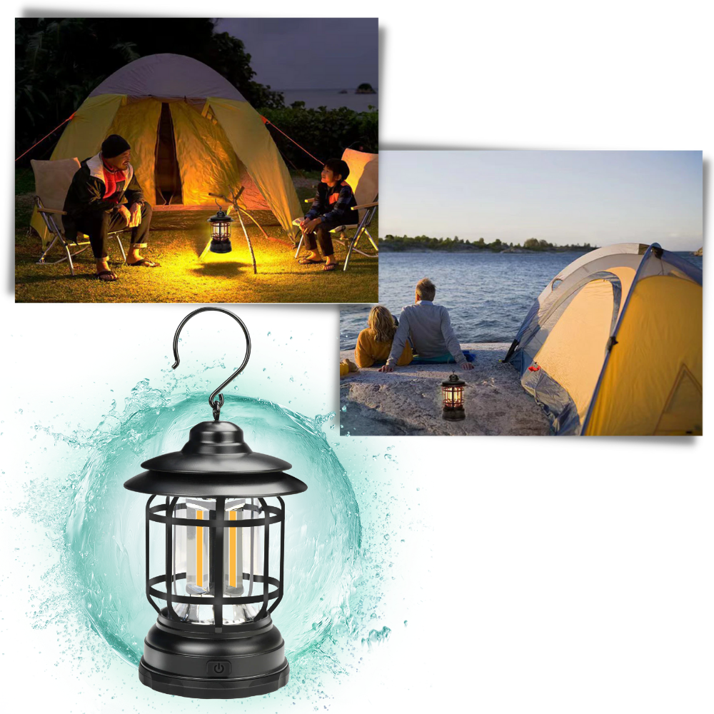 Retro LED camping lanterne - Ozerty