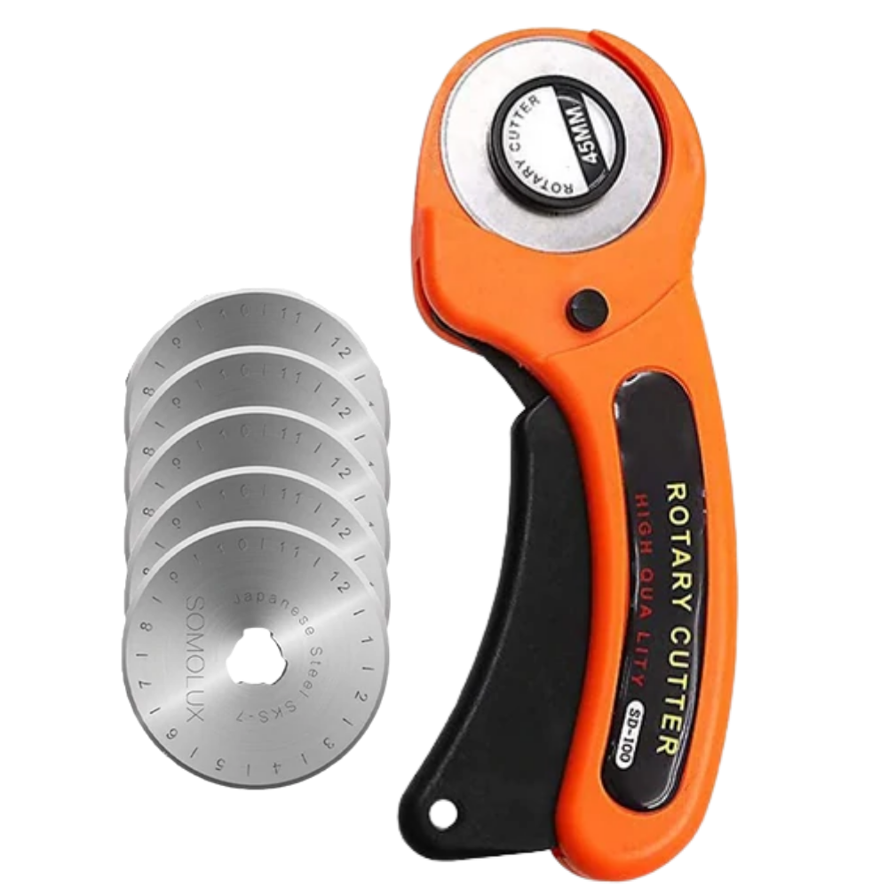 Stofrulleskærer med fem 45 mm knive - Ozerty