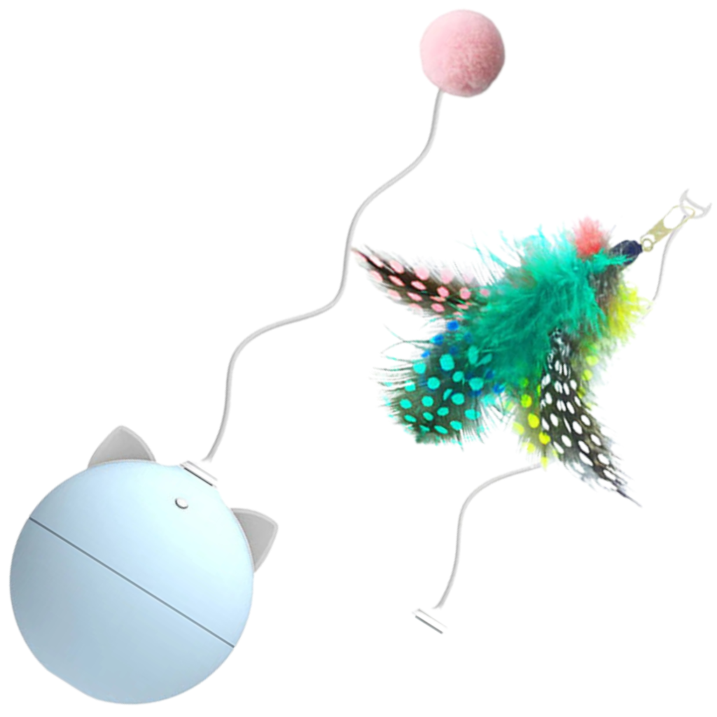 Kattelegetøjsbold med automatisk rullefunktion - Ozerty