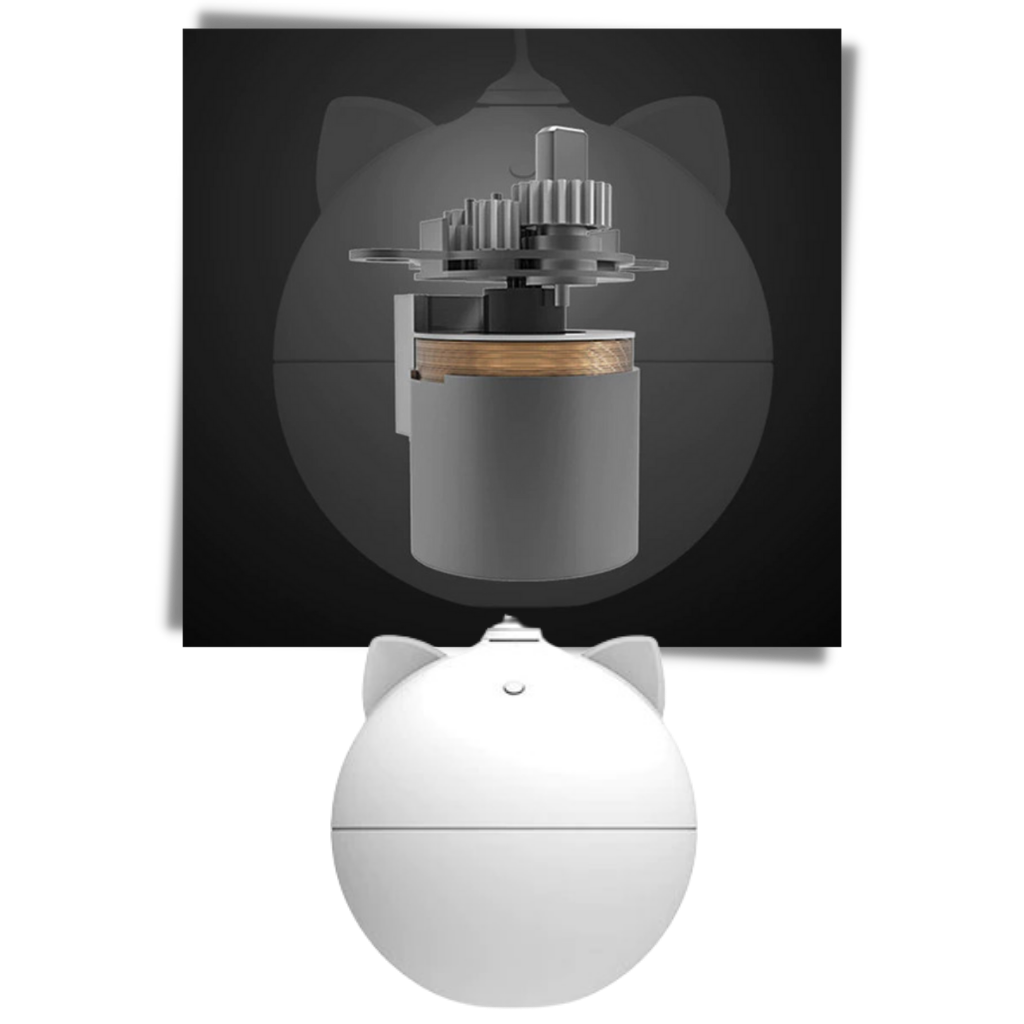 Kattelegetøjsbold med automatisk rullefunktion - Ozerty